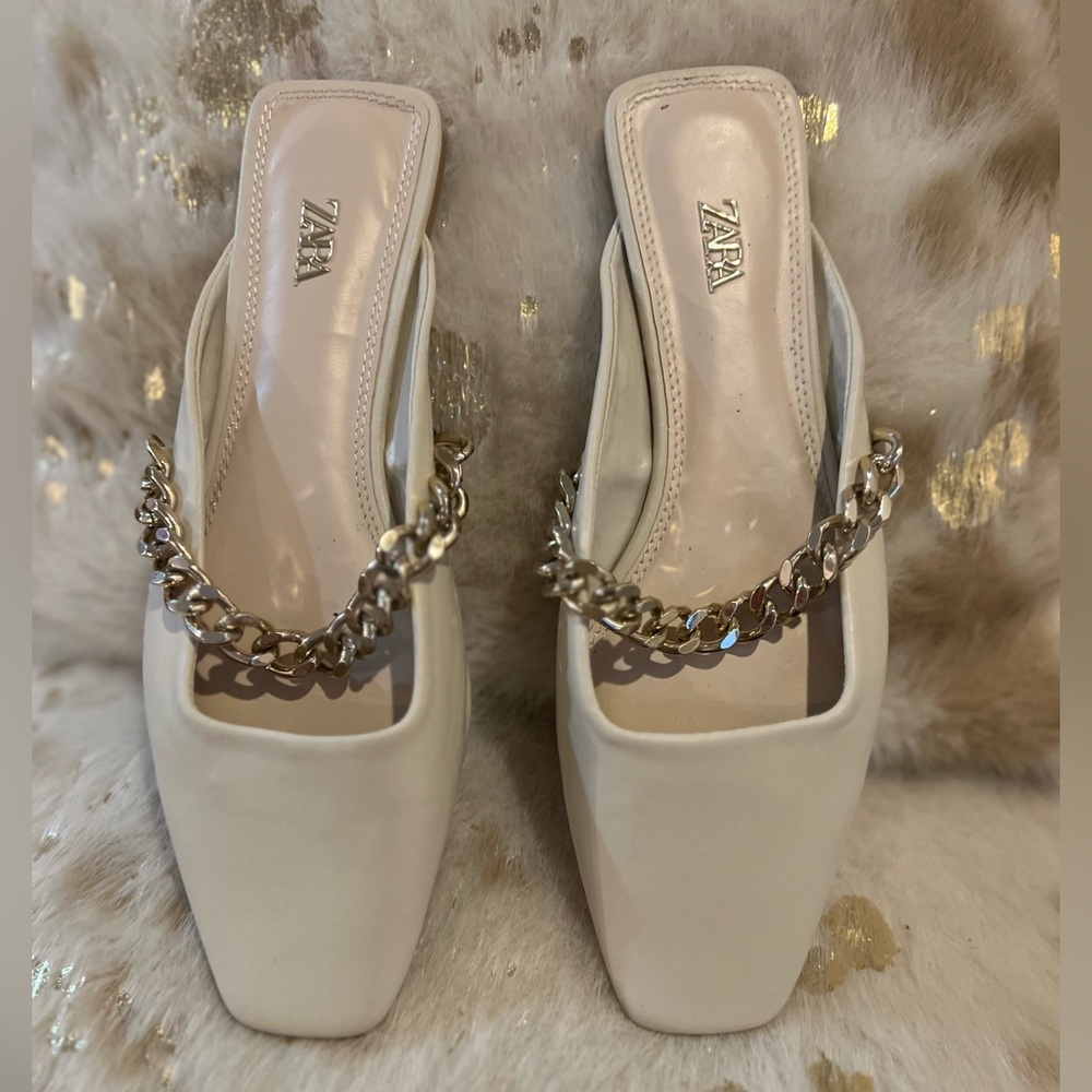 Zara nude shoes